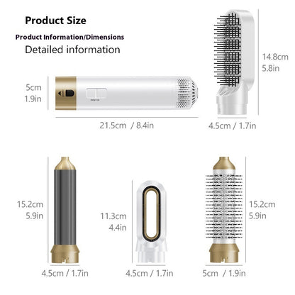 Five-in-one Hot Air Comb Automatic Hair Curler Hair Curler And Straightener Dual-use
