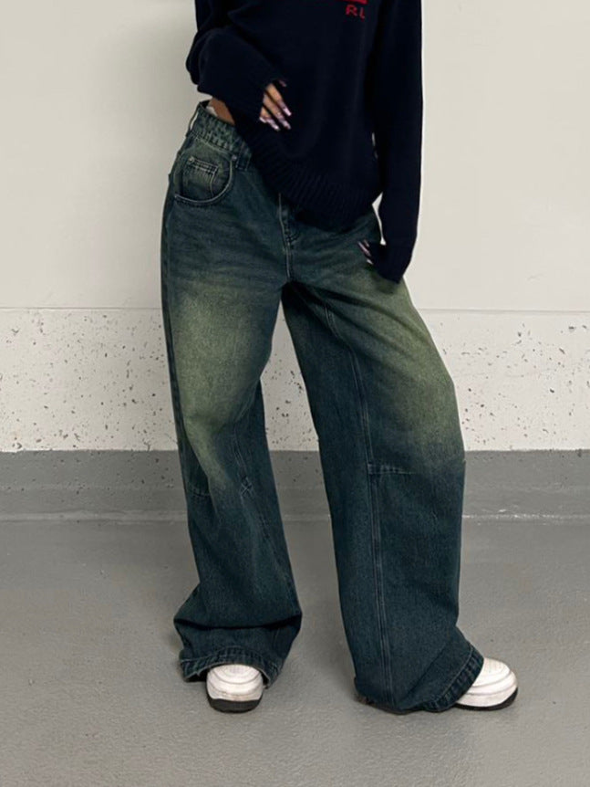 Idle Style Retro Washed Jeans