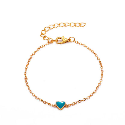 Niche Design Peach Heart Bracelet Valentine's Day Girlfriend Gift