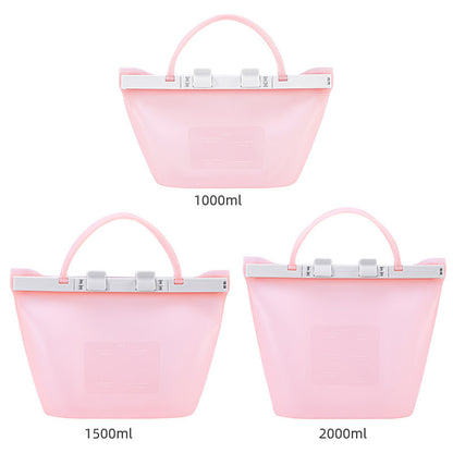 Silicone Food Zipper Refrigerator Bags