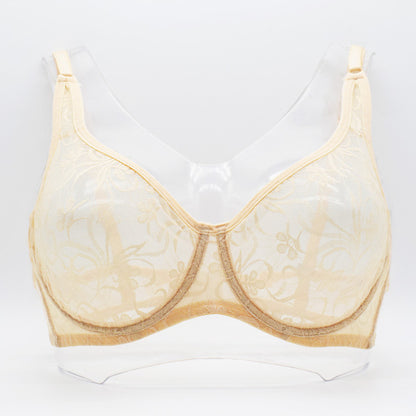 Plus Size Lace Bras For Women Underwired BH Hollow Out