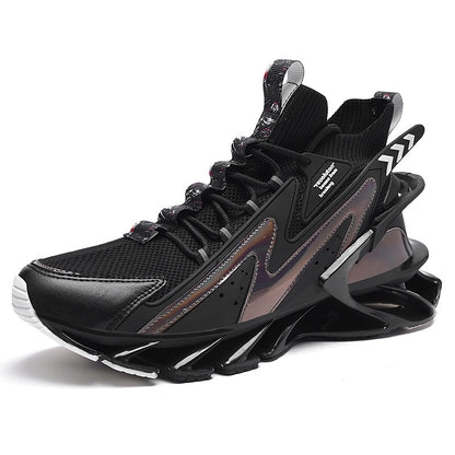 Casual Sports Shoes Breathable Thin Net Shoes Thick-soled Shock Absorption Running