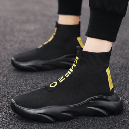 All-match High-top Shoes Men's Socks Trendy Shoes