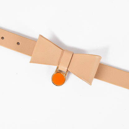 Luxury Leather Pet Cat Collar