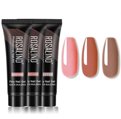 Extension Gel Polish Kit For Manicure Poly Nail Gel Set For