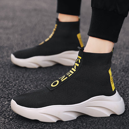 All-match High-top Shoes Men's Socks Trendy Shoes
