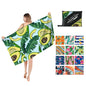 Double Sided Fleece Printed Beach Towel Microfiber Beach Towel