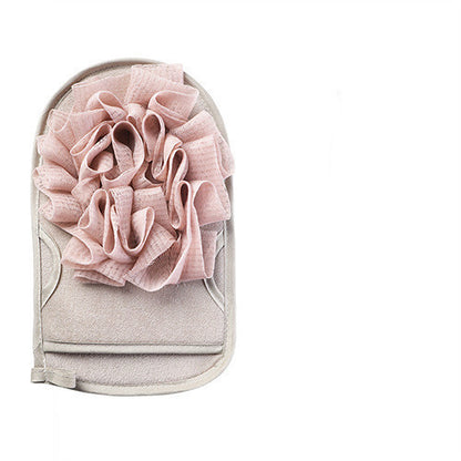 Household Double Sided Bath Towel Gloves